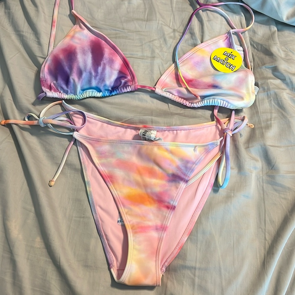 forever 21 tie dye bikini
